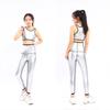 Women's Plus Size Full Coating Sweatpants & Nine-Point Yoga Fitness Set