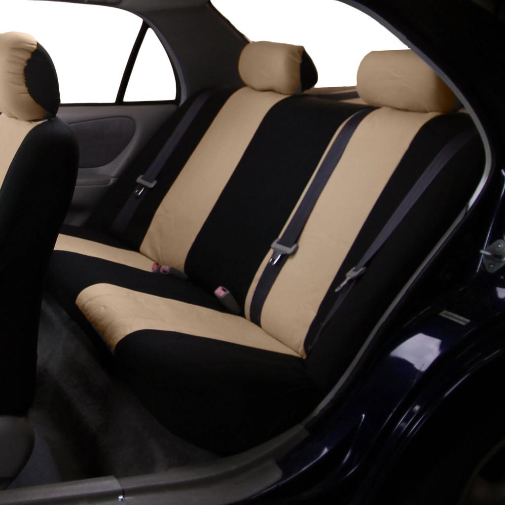 Universal Flat Cloth Car Seat Cover Non-slip Design Front Set