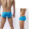 Herren Niedrig sitzende Eis Seide Boxershorts Sexy Einfarbige Dünne Unterhose Bequem Unsichtbar Enganliegende Unterwäsche
