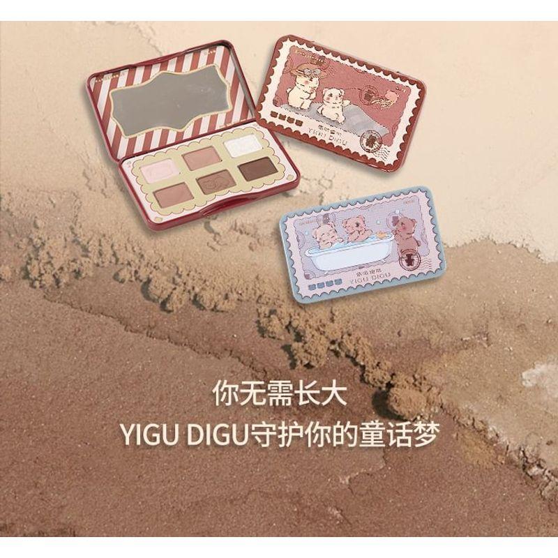 YIGU DIGU - GUGU Postcard 6-Color Eyeshadow Palette - 2 Types