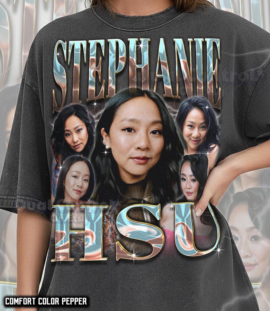 Stephanie Hsu Shirt, 90s Vintage Retro Bootleg Stephanie Hsu T-Shirt, Award Winning Actress Tee, Hollywood Star Fan Apparel, #tpc