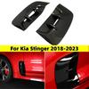 For Kia Stinger 2018- Side Door Body Fender Leaf Board Decoration Cover Trim Exterior Styling Side Fender Air Vent Cover