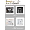 Retractable Drawer Storage Tray Partition Design Plastic Cutlery Organizer with Knife Holder Large-capacity Kitchen Storage Box