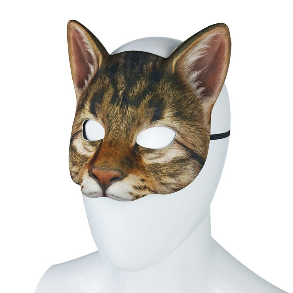 Costume Party Eye Mask Christmas Halloween Decoration Masquerade Mask Cosplay Props Cat Mask