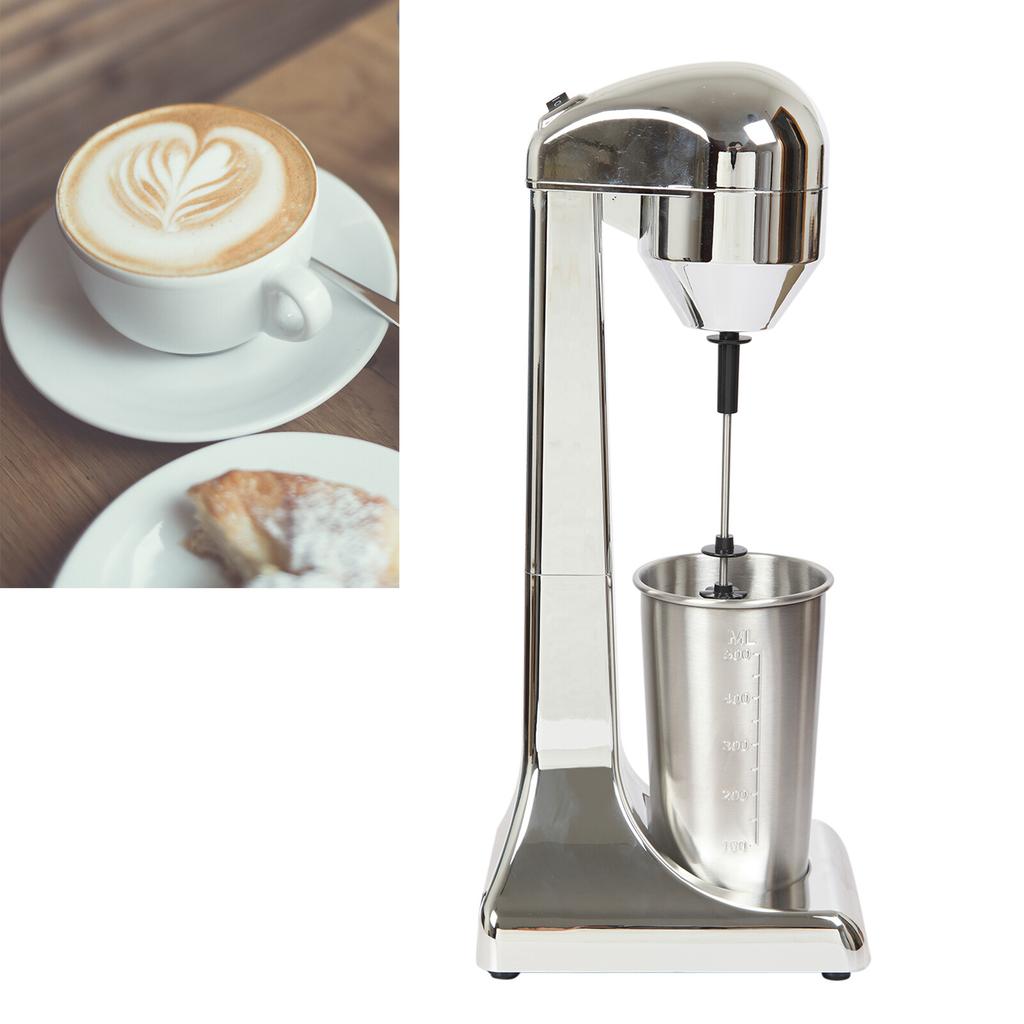 Elektrischer Milchshake-Maker für Zuhause Küche Bar Smoothie Getränkemixer Maschine 2 Geschwindigkeiten 23000 U/min mit 2 Bechern
