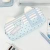 Cat Ear Design Pen Bag Multi-Layer Pencil Pouch Large Capacity Stationery Bag  Gift