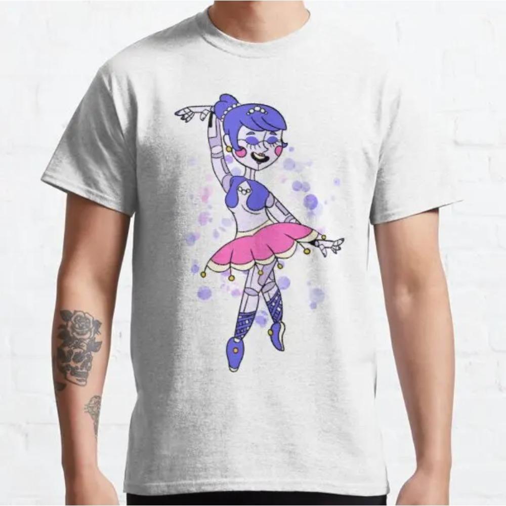 Modna koszulka z grafiką Five Night At Freddys Wygodny nadruk Oversize Wysokiej jakości ubrania Letnia czysta bawełna Streetwear Koszulka