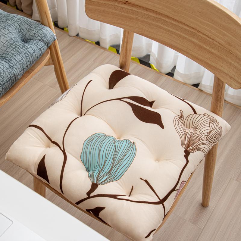 44x44x5cm Chair Thickened Seat Cushion Student Stool Butt Cushion Office Four Seasons Hip Pad Breathable Soft Chair Cushion