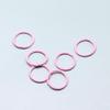 DIY Jewelry Accessories: Colored Baking Paint Embossed Rings (2,000/pack), featuring Round, Open, Single, and Twisted Flower Designs.