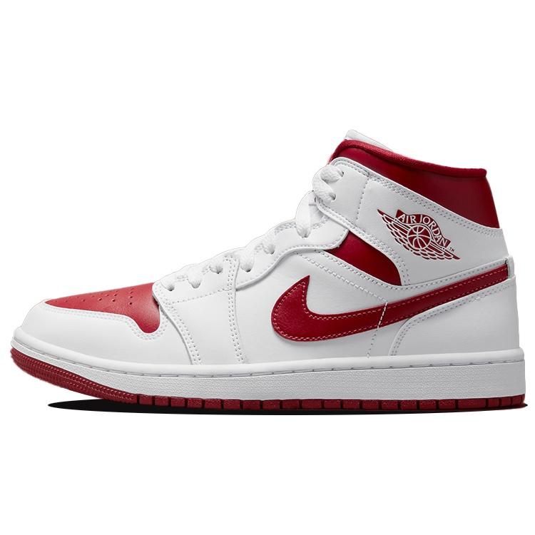 (WMNS) Air Jordan 1 Mid White Pomegranate Women s BQ6472-161 EU 36.5