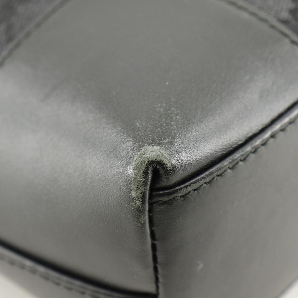 Gucci One Belt Schultertasche 001.4231 schwarz GG Canvas Damen Gebraucht