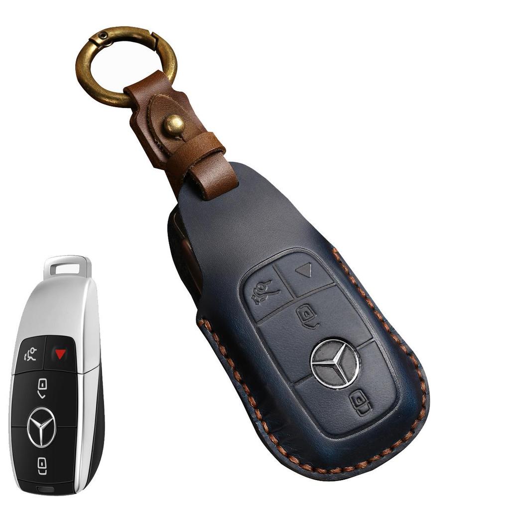 Mercedes-Benz C-Class/GLC Genuine Leather Key Case for C260L/A200