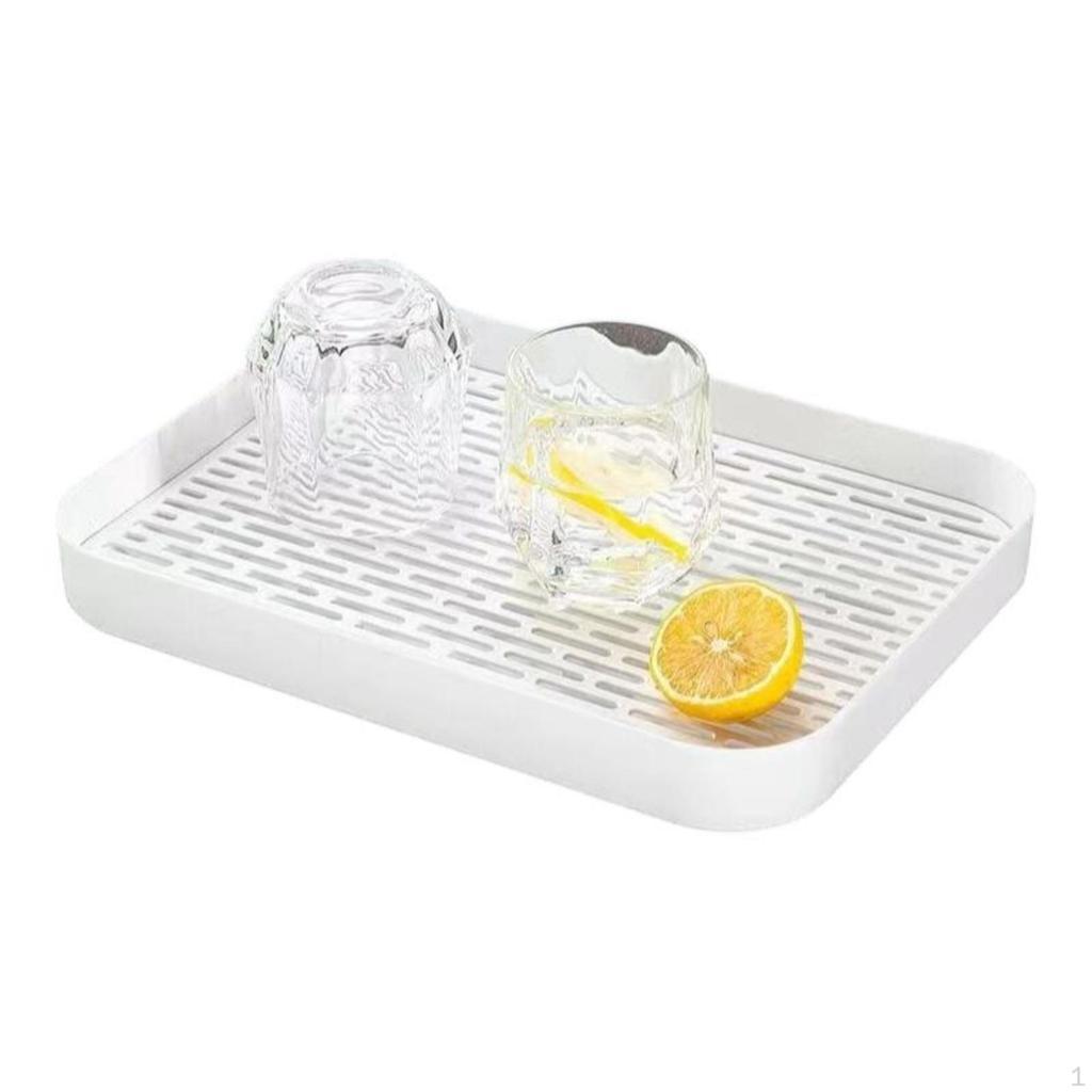 Mug Drying Rack, 2Tier Countertop Organizer, & Glass Holder with Removable Drain Tray, Kitchen