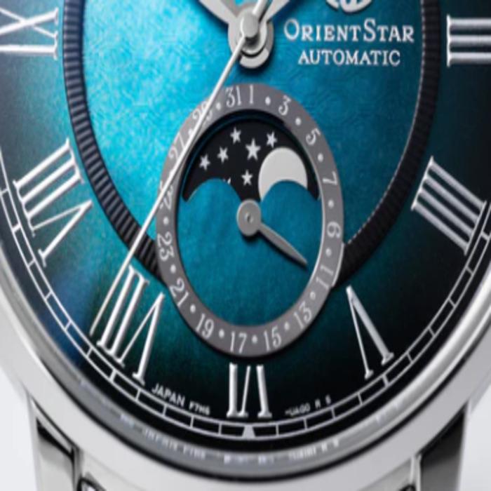ORIENT STAR Montre-bracelet Japon Édition Officielle Limitée M45 F7 Mécanique Phase de Lune RK-AY0114A