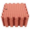 9PCS Knit Blocking Mats with 50PCS T Pins Brick Red Foam Interlocking Boards for Knitting and