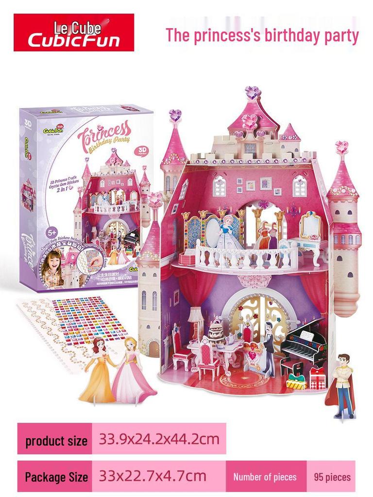 Otaku Cottage 3D Puzzle: DIY Modellbausatz für Mädchenzimmer & Lernspielzeug-Geschenk