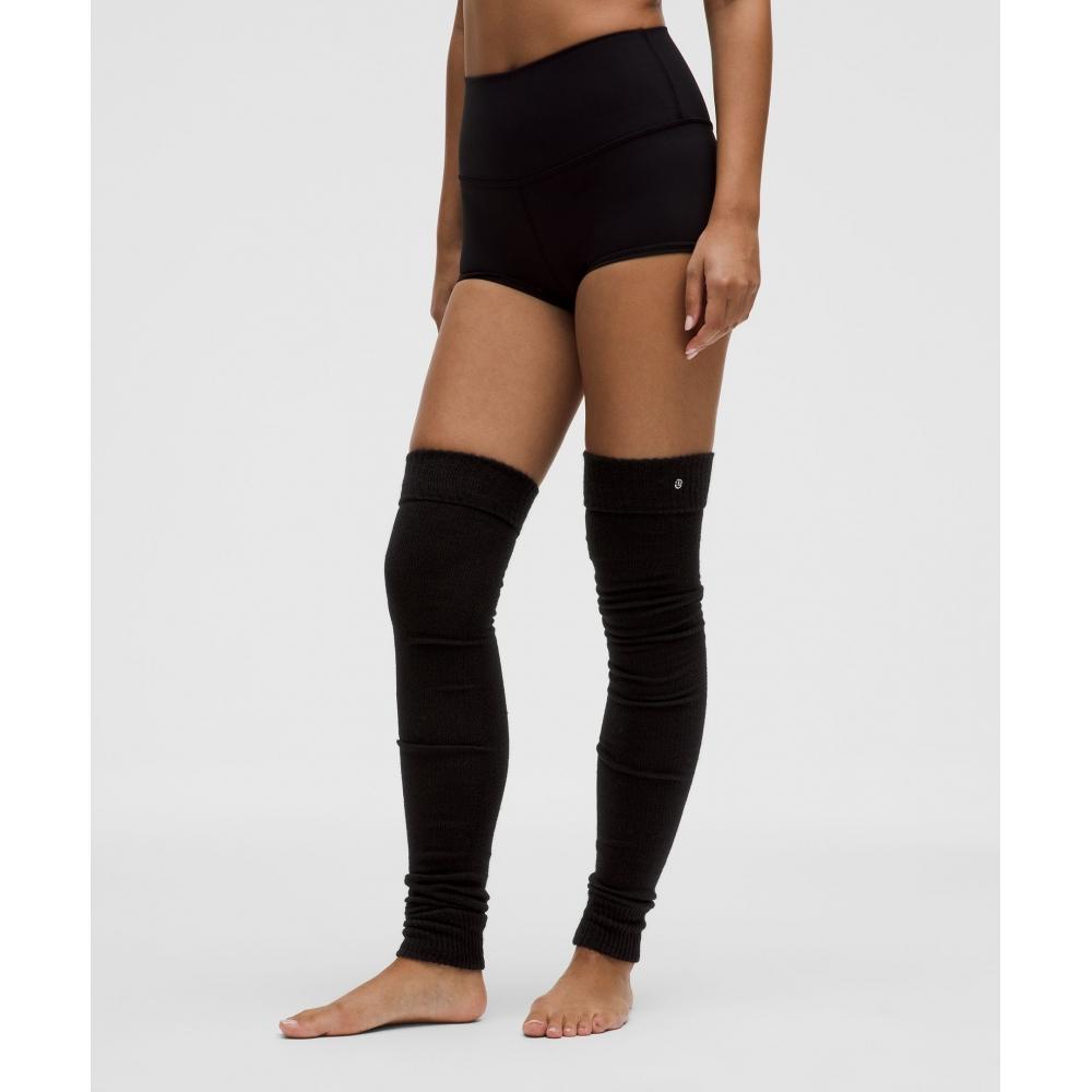Lululemon THigh High Wool Blend Leg Warmers Black