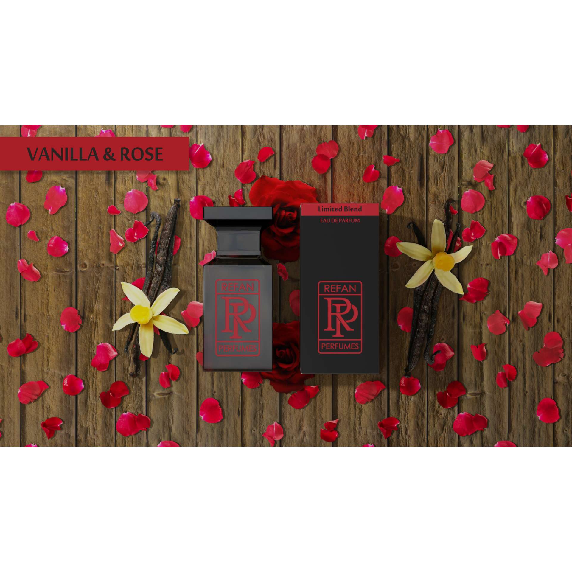 

VANILLA & ROSE Refan Parfum для чоловіків і жінок Аромат унісекс 55 МЛ 55 ML