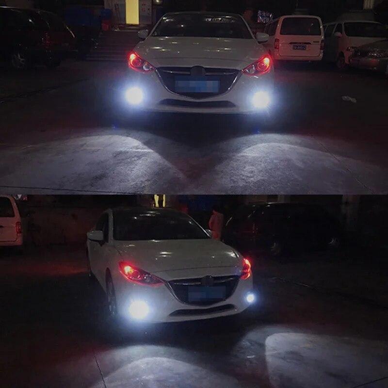 2pcs 12-24V H7 H4 H11 5730 Chips 33smd 9005 HB3 HB4 9006 LED Bulbs Fog Lamp Headlight Bulb Running Light Car Driving Light 6000K