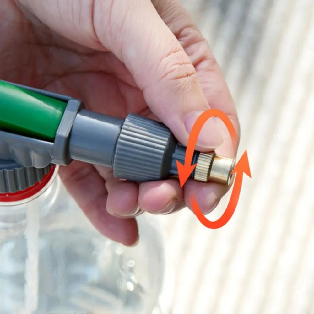 Nawadnianie Ogrodu Pompka Powietrzna Regulowany Zraszacz z Nakrętką na Butelkę Wysokociśnieniowy Ręczny Opryskiwacz z Pompką Powietrzną do Butelek na Napoje