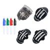 Golf Ball Line Drawing Tool 8-piece Set High Precision Alignment Easy Portable 4 Marks Markers Included