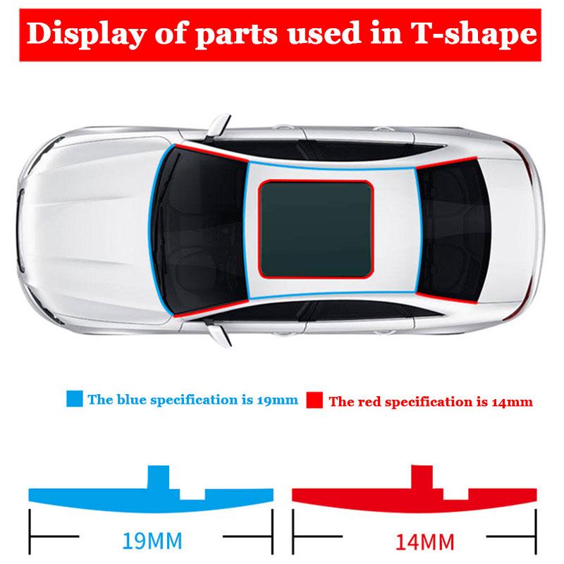 Auto Rubber Seals Edge Sealing Strips for Roof Windshield Window - Car Sealant Protector Strip - Durable Automobile Seals