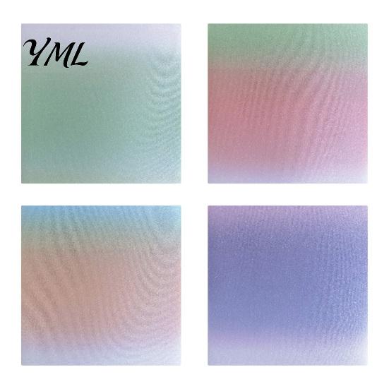 Multi Purpose Index Flags Gradient Pearlescent Adhesive Notes, Matte Self-Stick Pads, Removable Sparkling Handbook Supplies Sand Tabs for Office