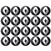 5/10/20Pcs 14mm Car Key Hole Stickers Emblem Decoration For Renault Clio Megane NDACIA Fluence Scenic Loguna Duster Logan Twingo