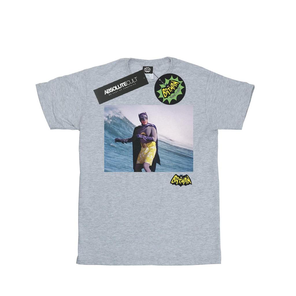 DC Comics Boys Batman TV Series Surfing Logo T-Shirt