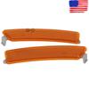 Pair Front Bumper Reflector Side Marker Light Lamp for Lincoln DP5Z 13A565 E 710412257007|