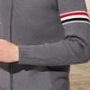 Antonio Men's Colorblock Stand-Up Collar Raglan Knit Sweater