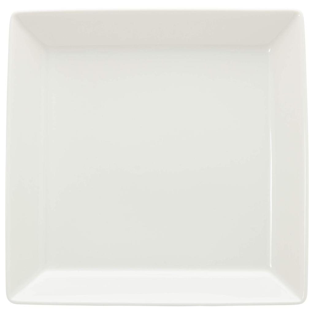 NARUMI PATIA Plate, 17cm, White, Simple Square, Microwave and Dishwasher Safe, 40982-5701