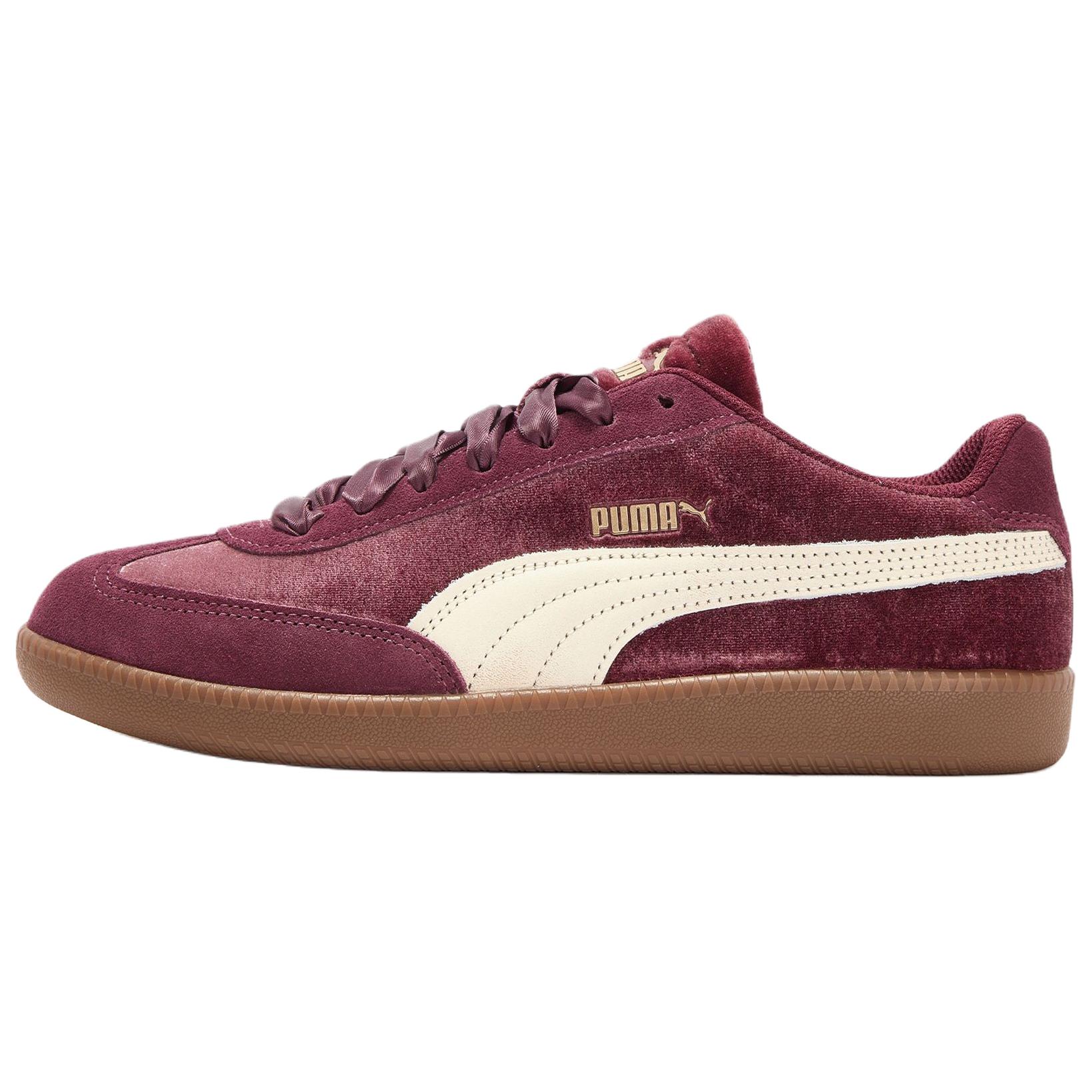 Женские кроссовки PUMA 9 T Тренировочная обувь Бундесвера Женские Бордовые 39 brown