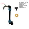 IBC 3/4" Outlet Tap IBC Adapter for 1000L Rainwater Tank Tap Stopcock with 25cm Extension Tube IBC