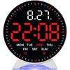 LED Digital Wall Clocks Multifunctional Electronic Clock Alarm Clock High-definition Display Multiple Brightness Night Light