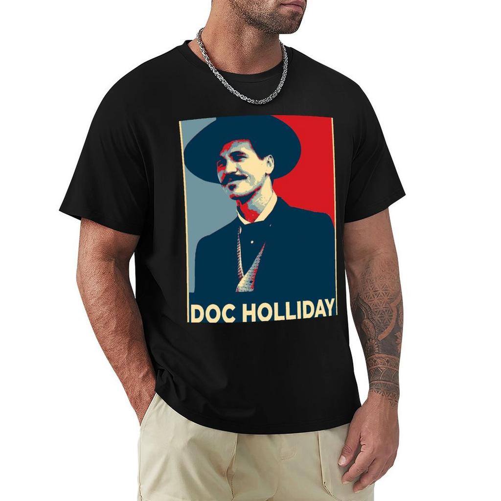 Doc Holliday Say When Tshirt Trendy Casual Short Sleeve Shirt