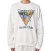 Casablanca Autumn/Winter Celebrity Round Neck Hoodie with Letter Logo Print