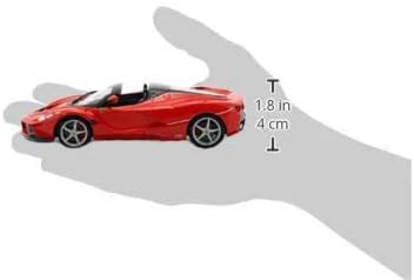 Bburago Ferrari LaFerrari Diecast Model LAFERRARI APERTA SPIDER 2017 Signature Series 1/43 (Red) [Used]