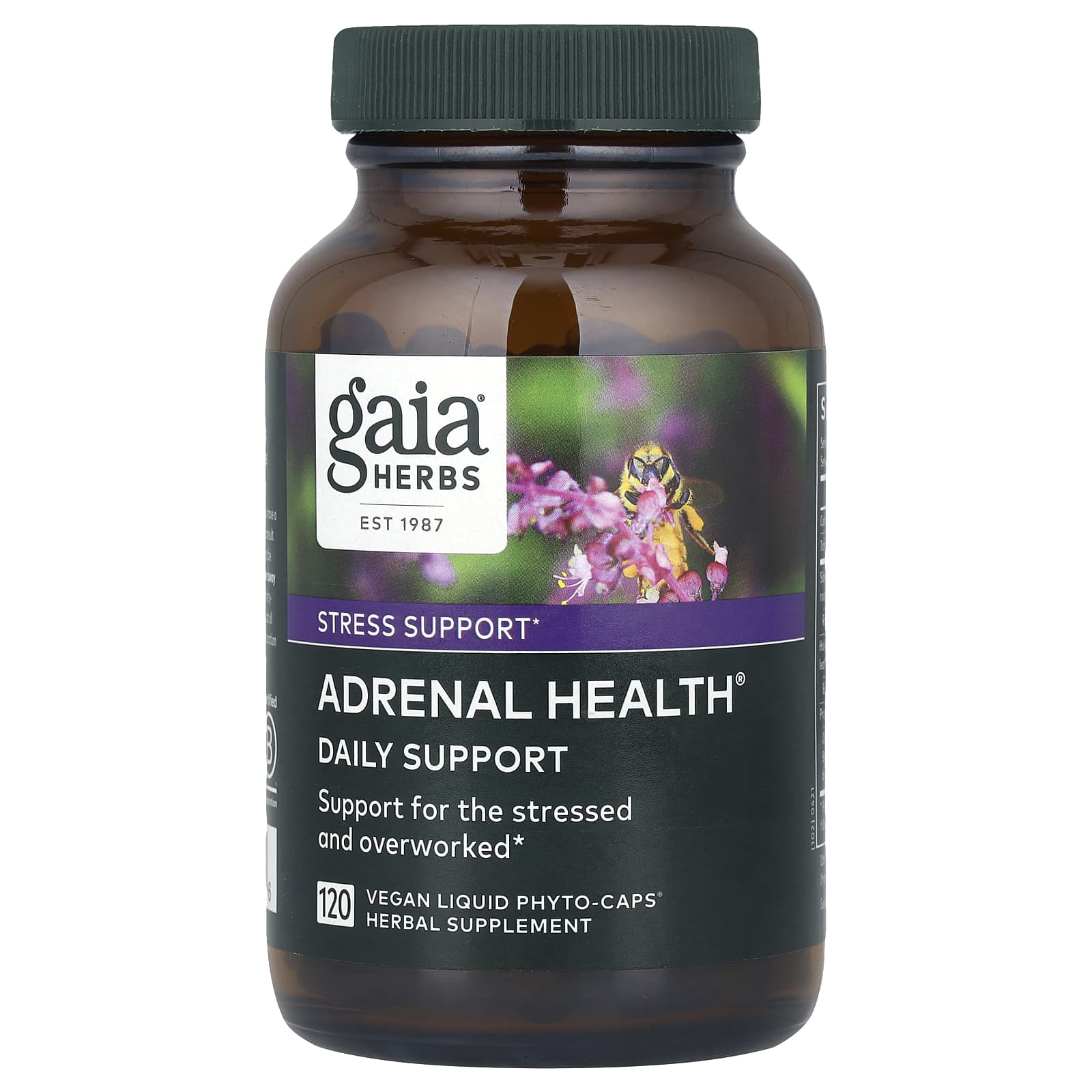 

Gaia Herbs, Adrenal Health, Dietary Supplement, 120 Vegetarian Liquid Capsules