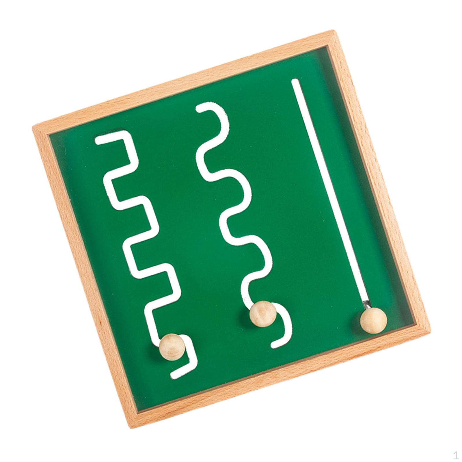 Busy Board Track Toys Early Educational Activity Fine Motor Skill for Children Boys and Girls Green