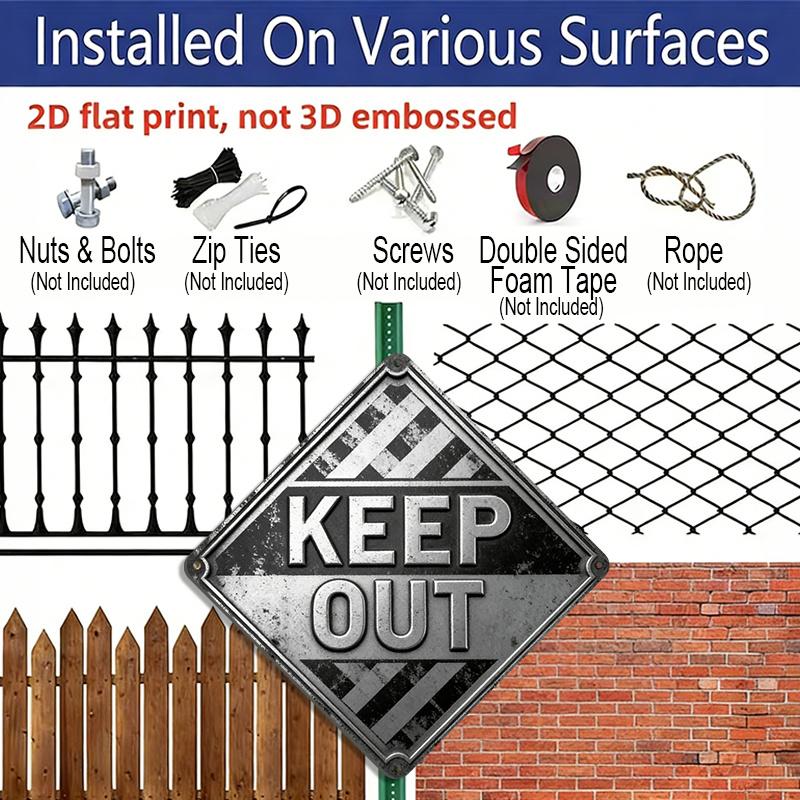 2D Flat - 1pc, Themed Around High Voltage, A Decorative Gift for A Friend, Vintage Metal Aluminum Sign, Suitable for Decorating Garages, Studios