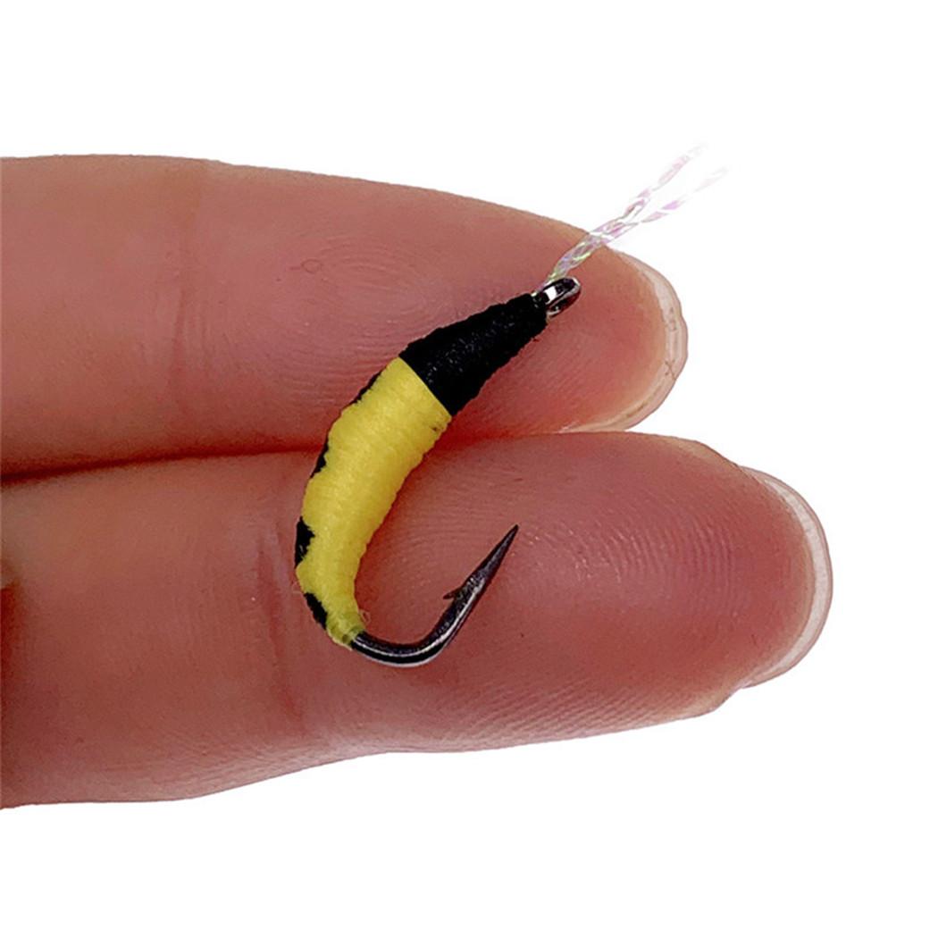 6 шт. 4 разных стиля сухая мушка для ловли форели искусственная приманка для ловли — фото 10