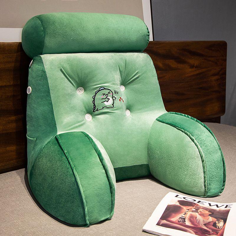 Cartoon Backrest Cushion Lumbar Support Pillow Triangle Reading Pillow Soft Headboard Cushion Can Be Disassembled Washed Office Rest Mat