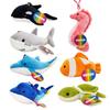 Aqua Plush Keychain Marine Animal Doll Keychain (L)
