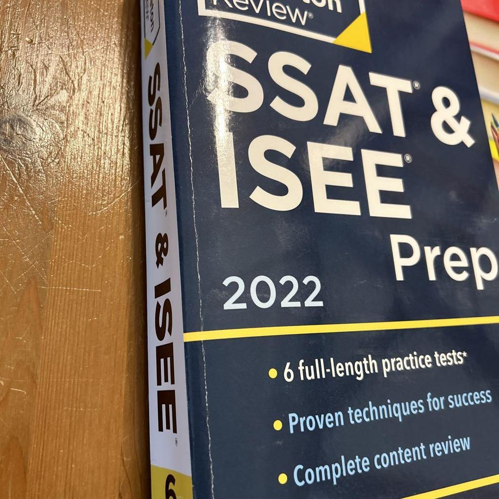 [USED] SSAT & ISEE Preparation Book