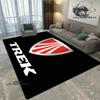 3D Bicycle brand logo printed carpet fashion home decoration non-slip carpet photography propsmal area rug birthday gift