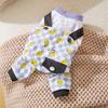 Four Seasons Four-legged Dog Clothing Denim Overalls Bigbear Teddy Small and Medium Puppy Cat Universal Pet Clothing