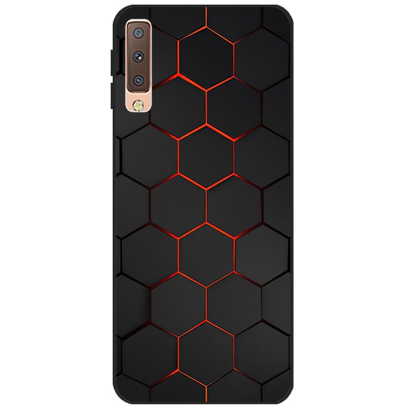Cases For Samsung Galaxy A7 2018 Cover Silicon Color Phone Case Cover For Samsung A7 2018 A750 A750F 6.0 Inch Protective Shell