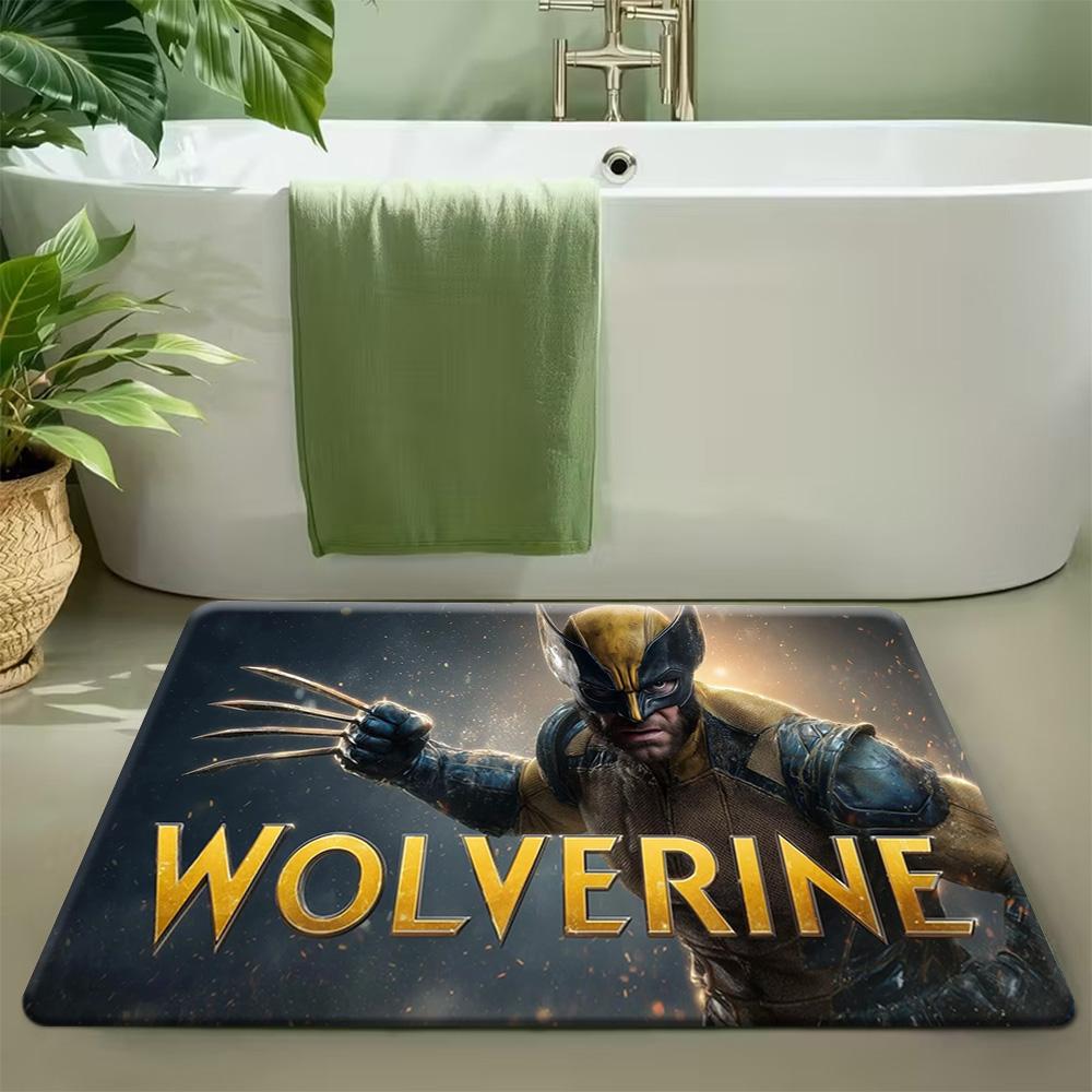 1pc MARVEL Officially Licensed Iron for Man Room with Iconic & Superhero - Bedroom Carpet, Hand Washable, for Marvel Themed De 40cm x 60cm