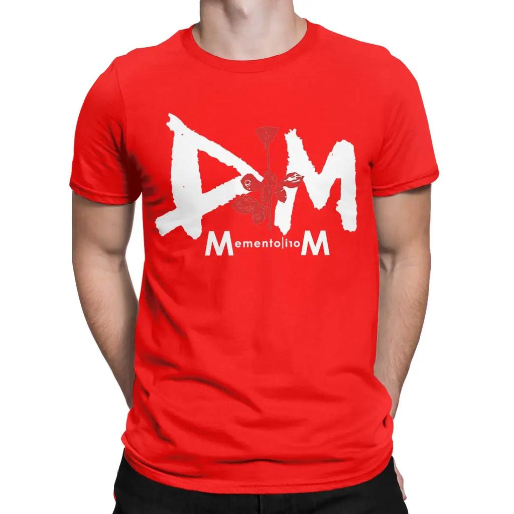 Heren DM Memento Mori Mode Depeches T-shirt Katoenen Tops Vintage Korte Mouw Ronde Hals T-shirt Nieuwe Collectie T-shirt